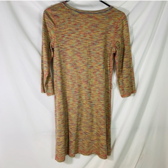 ANTHROPOLOGIE C. KEER Rainbow Paintbox Tunic Dress - Picture 5 of 8
